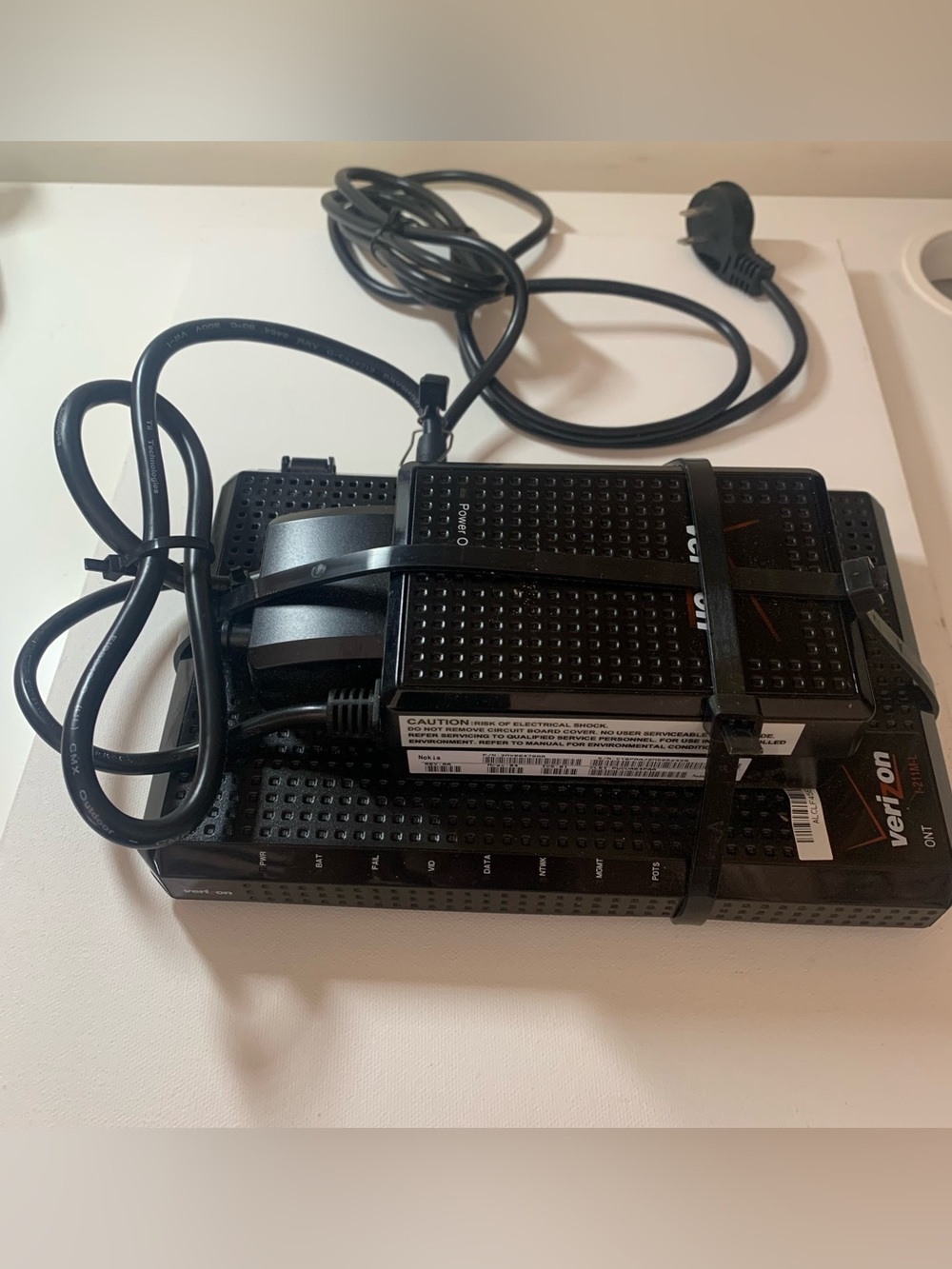 A Optical Network Terminal (ONT) Nokia model